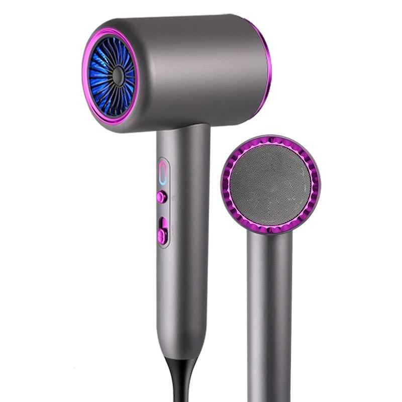 Custom safe constant temperature hair dryer for hair salons with 3-speed adjustment and one-touch hot and cold air switching button