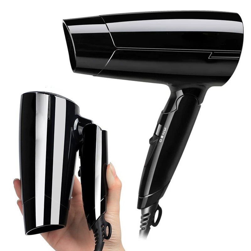 Hotels 90° foldable handle hair dryer Hot, cold, warm air, shutdown, one-button adjustment NTC intelligent constant temperature No harm to hair Wholesale customized