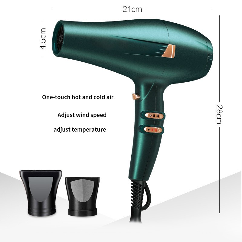 Five-speed hair dryer 2300W hair salon high-power hot and cold air home hair care hair dryer