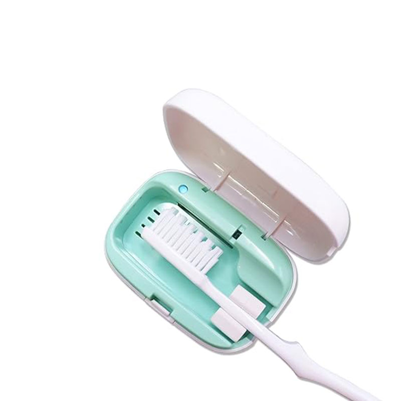 Smart toothbrush sterilizer, personal toothbrush drying rack, travel portable storage and disinfection toothbrush case